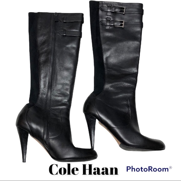 Cole Haan Shoes - COLE HAAN KNEE HIGH LEATHER BOOTS